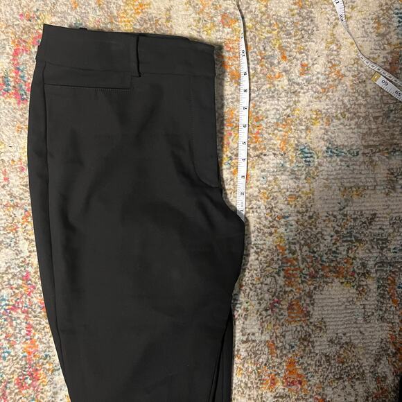 Loft Curvy Skinny High Waist Black Pants Size 12 - Picture 5 of 9